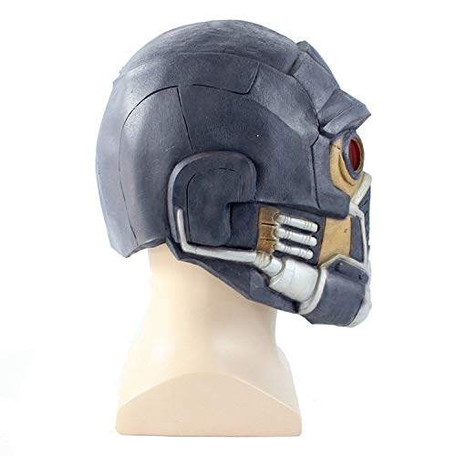 HEROMEN Guardians of The Galaxy 2 Star-Lord Helmet, Halloween Cosplay Hero Videojuego Anime Mask Latex Hood,Adult-Asshown