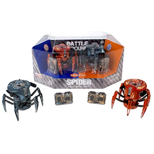 Hexbug- Battle Spider 2.0 Robot de combate y competición, Color naranja y gris (Innovation First 409-5122) , color/modelo surtido