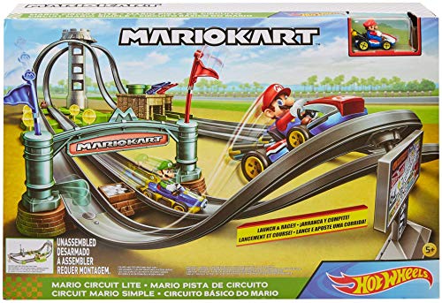 Hot Wheels Mario Kart Pista de coches de juguete para niños +5 años (Mattel GHK15)