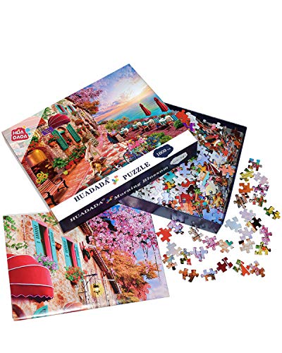 HUADADA Puzzle 1000 Piezas, Puzzle Adultos Morning Blossom 1000 Piece Jigsaw Puzzles para Adultos (70x50cm)