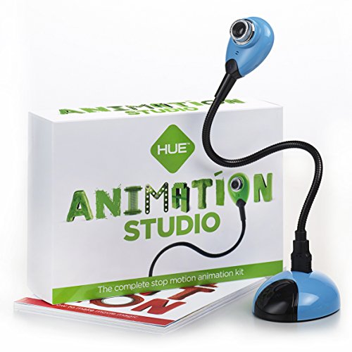 HUE Estudio de Animación (Azul) para PCs Windows y Apple Mac OS X: Incluye cámara, software y libro EN INGLÉS