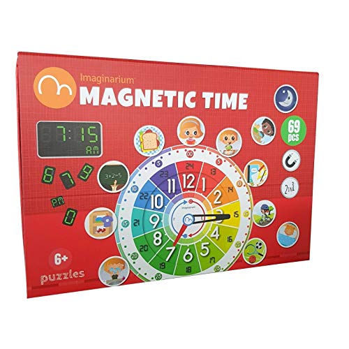Imaginarium Magnetic Time Juego magnético aprendo la Hora