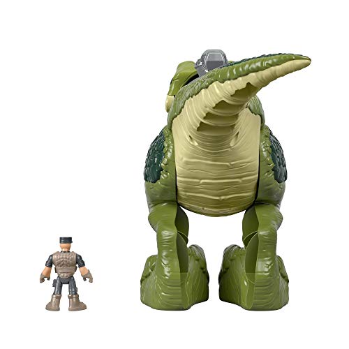 Imaginext Jurassic World Tiranosaurio Megamandíbula, dinosaurio de juguete para niños + 3 años (Mattel GBN14)