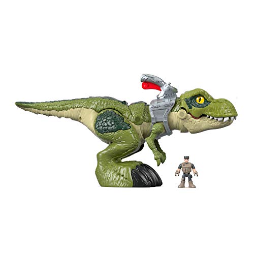 Imaginext Jurassic World Tiranosaurio Megamandíbula, dinosaurio de juguete para niños + 3 años (Mattel GBN14)