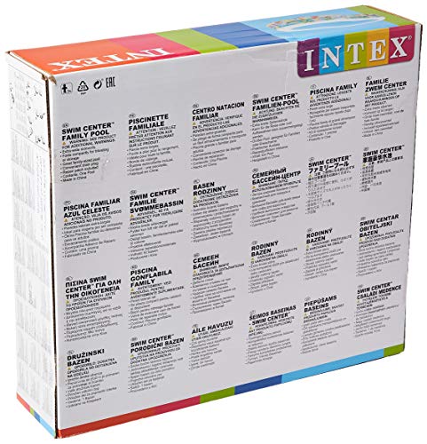 Intex 56490NP - Piscina hinchable rectangular 262 x 160 x 46 cm, 640 litros