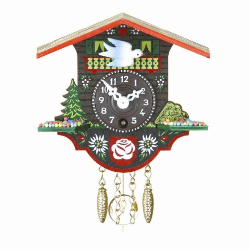 ISDD relojes cucú Reloj en Miniatura de la Selva Negra casa Suiza TU 16 P