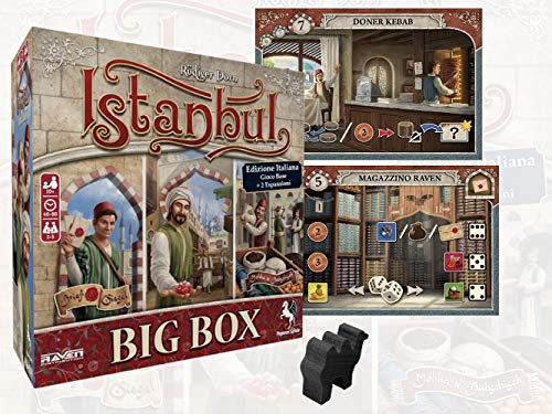Istanbul Big Box – Edición Italiana + Expansiones, Promo y Camello