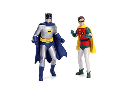 Jada - Batimóvil modelo coche 1/18 26cm y 2 Figuras Batman y Robin (Jada Toys 98625)