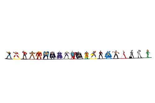 Jada- Set 20 nanofiguras DC Figuras de metal coleccionables medida 4 cm (253255018) , color/modelo surtido