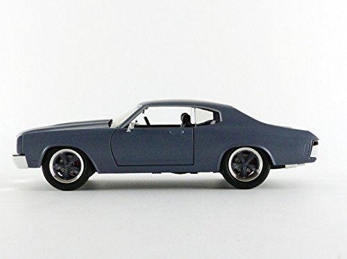 Jada Toys 97835G - Chevrolet Doms Chevelle SS Fast and Furious - Escala 1/24, Color Gris Mate