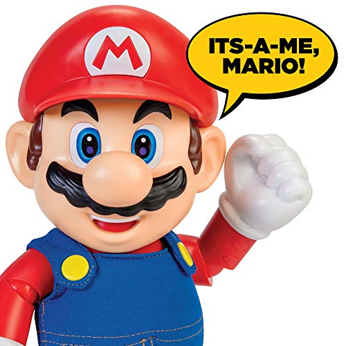 Jakks Pacific World of Nintendo Talking Action Figure It's-A Me! Mario 30 cm