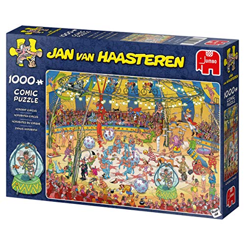 Jan van Haasteren Acrobat Circus-Puzzle de 1000 Piezas, Multicolor (Jumbo 19089)