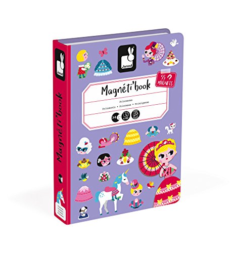Janod MagnetiBook Princesas, Color púrpura (Juratoys J02725)