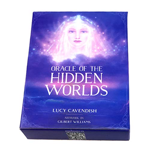 jiheousty Baraja de 44 Cartas Oracle of The Hidden Worlds Juego de Mesa Completo en inglés Tarot Cards