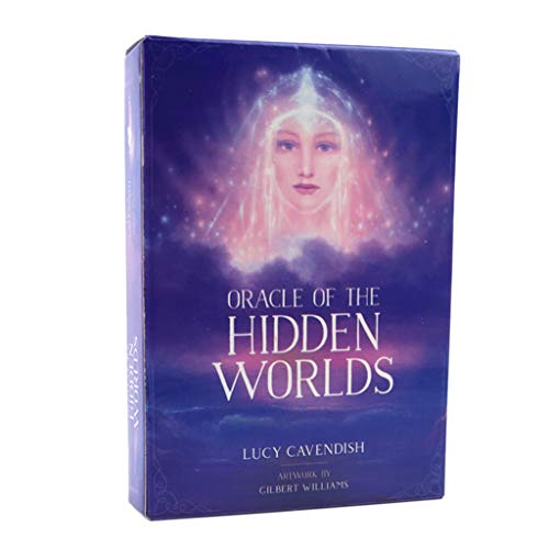 jiheousty Baraja de 44 Cartas Oracle of The Hidden Worlds Juego de Mesa Completo en inglés Tarot Cards