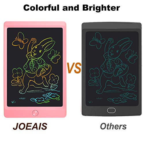 JOEAIS Tableta de Escritura LCD Color 8,5 Pulgadas Doodle Tabler de Escritura electrónica Tablero de Dibujo Digital Tableta de Dibujo gráfico Adecuado para niños, hogar, Escuela, Oficina (Rosado)