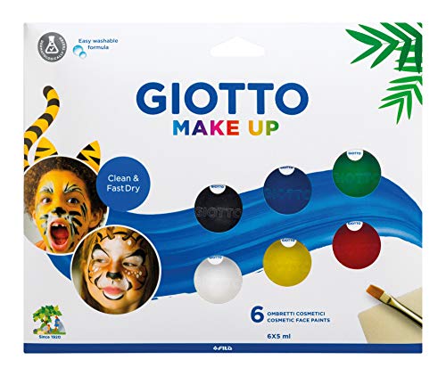 JUEGO 6 GIOTTO MAQUILLAJE FACEPAINT 5ML CLASE