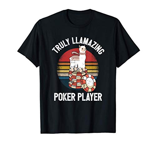 Jugador De Póquer Cartas Poker Divertido Llama Ficha Póquer Camiseta
