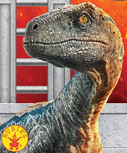 Jurassic World - Disfraz de dinosaurio Velociraptor para niños, infantil 8-10 años (Rubie's 641180-L)
