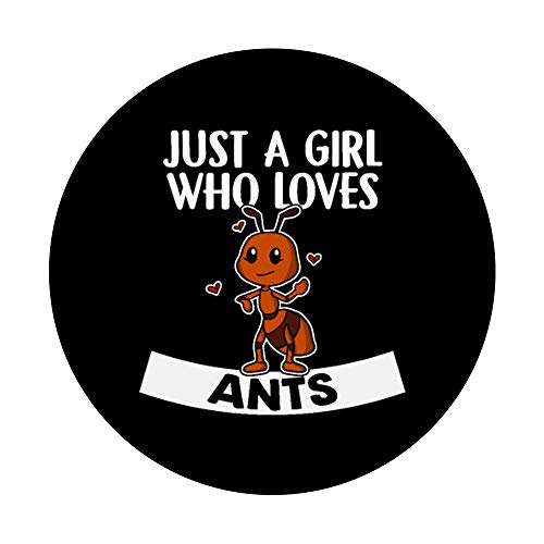 Just A Girl Who Loves Ants Lindo Disfraz De Hormiga PopSockets PopGrip: Agarre intercambiable para Teléfonos y Tabletas