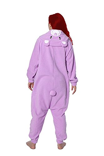 Katara- Pijamas Care Bears (4+ Modelos) Traje de Oso Carnaval Adulto, Color generosita violeta, Talla 165-175cm (1744)