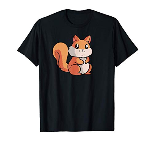 Kawaii Ardilla Anime Disfraz Animales Camiseta