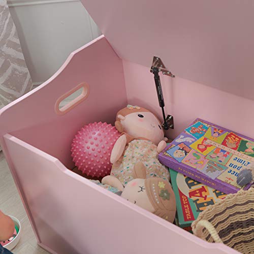 KidKraft Austin Baúl con Tapa para almacenaje de Juguetes de Madera, Muebles para Salas de Juego y Dormitorio de niños, Rosa , color/modelo surtido