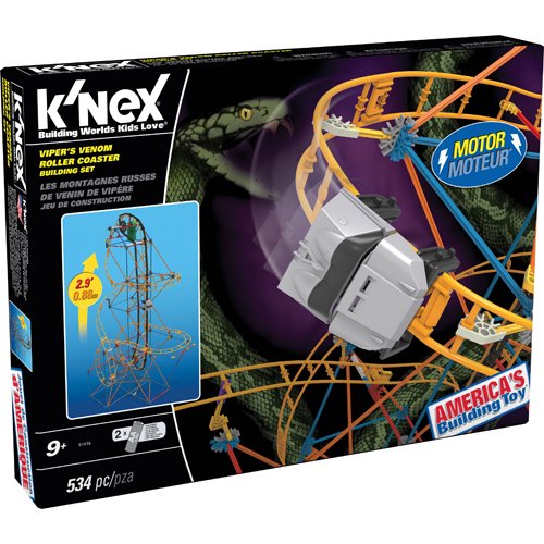 Knex - 33288 - Veneno de Víbora Coaster Roller Juego de construcción