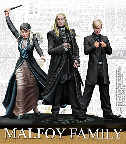 KNIGHT MODELS Juego de Mesa - Miniaturas Resina Harry Potter Muñecos Malfoy Family Expansion Pack, Mixed Colours versión Inglesa