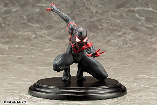 Kotobukiya - Figura Marvel Spiderman Negro y Rojo