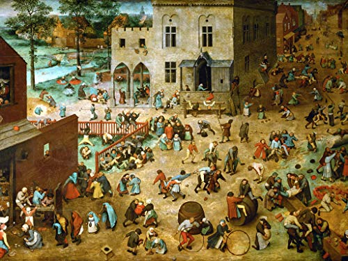 Lais Puzzle Pieter Bruegel el Viejo - Serie de Las Llamadas Pinturas de Arco, Escena: Los Juegos de los Niños 1000 Piezas