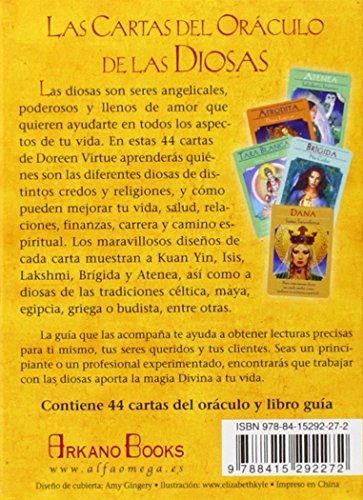 Las Cartas Del Oráculo De Las Diosas: 44 cartas del oráculo y libro guía (Tarot y adivinación)