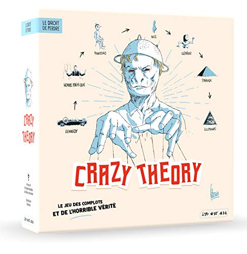 Le Droit de Perder- Crazy Theory Juego de Societe, DRO024CR, Multicolor