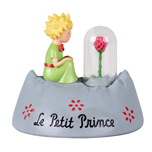 Le Petit Prince, Figura de El Principito y rosa, para coleccionar, Enesco