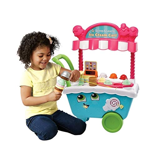 LeapFrog-Scoop & Learn Toy Juego de Juguetes Scoop/Learn Ice Cream Cart, Multicolor, 21.7 x 51.6 x 63.2 cm (600703)