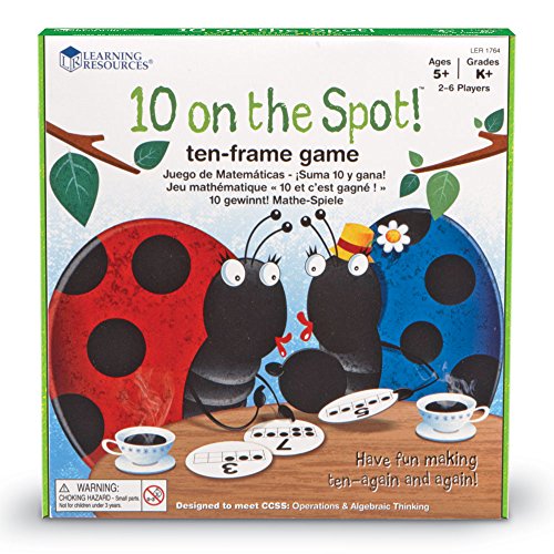 Learning Resources 10 ON The Spot Bingo NUMEROS, Multicolor (LER1764)