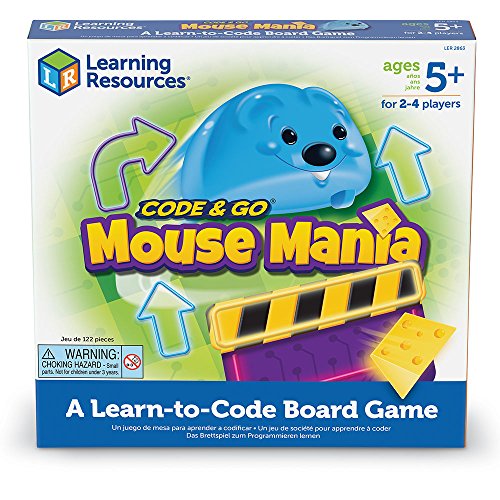 Learning Resources- Juego de Mesa Ratonmanía de Code & Go, Color (LER2863)