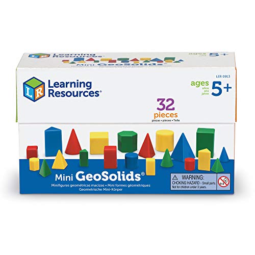 Learning Resources Mini kit de geosólidos en informes
