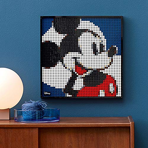 LEGO 31202 Art Disney’s Mickey Mouse Póster, Set de Decoración de Pared, Manualidades para Adultos