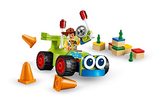 LEGO 4+ Woody y RC, Juguete de Construcción para Recrear las Aventuras de la Película Toy Story 4 (10766)