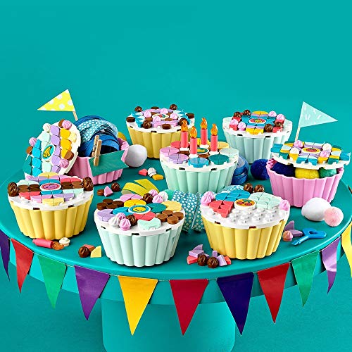 LEGO 41926 DOTS Kit para Fiesta Creativa, Incluye Cupcakes, Set de Regalo de Cumpleaños, Arte y Manualidades para Niños