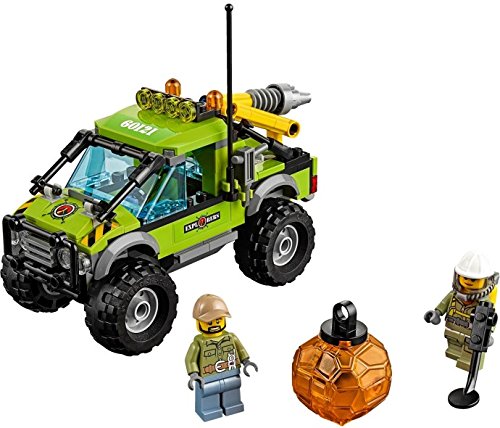 LEGO 66540 Vulcano City - Super Pack 3 en 1 Volcano (60123 Helicóptero de suministros + 60121 Camión de exploración + 60122 Robot de Búsqueda con 8 minifiguras)