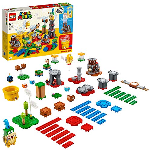LEGO 71380 Super Mario Set de Creación: Tu Propia Aventura, Kit de Construcción Modular con 4 Figuras