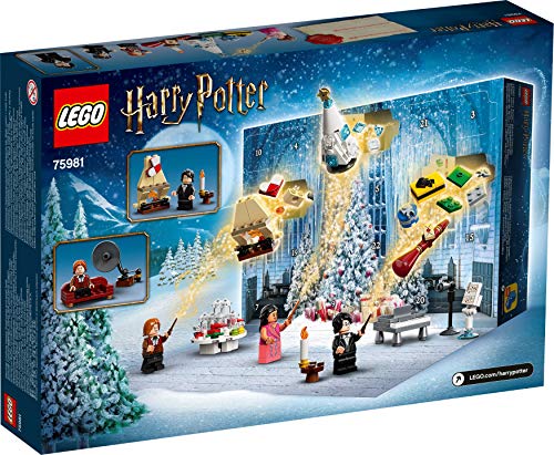 LEGO 75981 Harry Potter Calendario de Adviento Navidad 2020, Miniset de Contrucción del baile de Navidad de Hogwarts