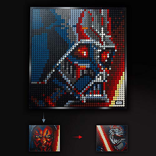 LEGO- Art Póster de Coleccionistas Star Wars: Los Sith Decoración de Pared, Set de Construcción para Adultos (31200)