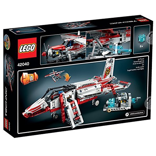 LEGO - Avión de extinción de Incendios, Multicolor (42040)