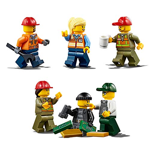 LEGO City 60198 Tren De Mercancías, Juguete con Motor y Control Remoto Bluetooth con 3 Vagones, Pistas y Accesorios para Niños a partir de 6 años