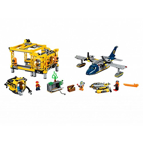 LEGO City Base de Operaciones de Exploración Submarina - Juegos de construcción (Multicolor, 7 año(s), 907 Pieza(s), Niño, 12 año(s), 3 Pieza(s))
