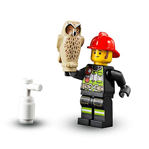 LEGO City Fire - Incendio en el Bosque, Set de Construcción, Incluye un Buggy con Cañón de Agua de Juguete, una Minifigura de Bombero y un Búho, a Partir de 5 Años (60247)