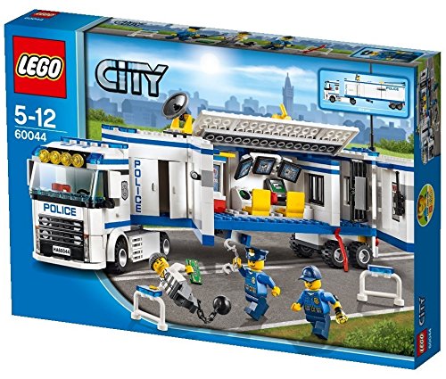 LEGO City- Mobile Police Unit Unidad móvil de policía, Multicolor, 38.1 x 25.9 x 6.1 (60044)